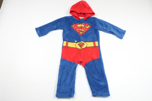 Fleeceoverall från Superman - Storlek 92 - Blå