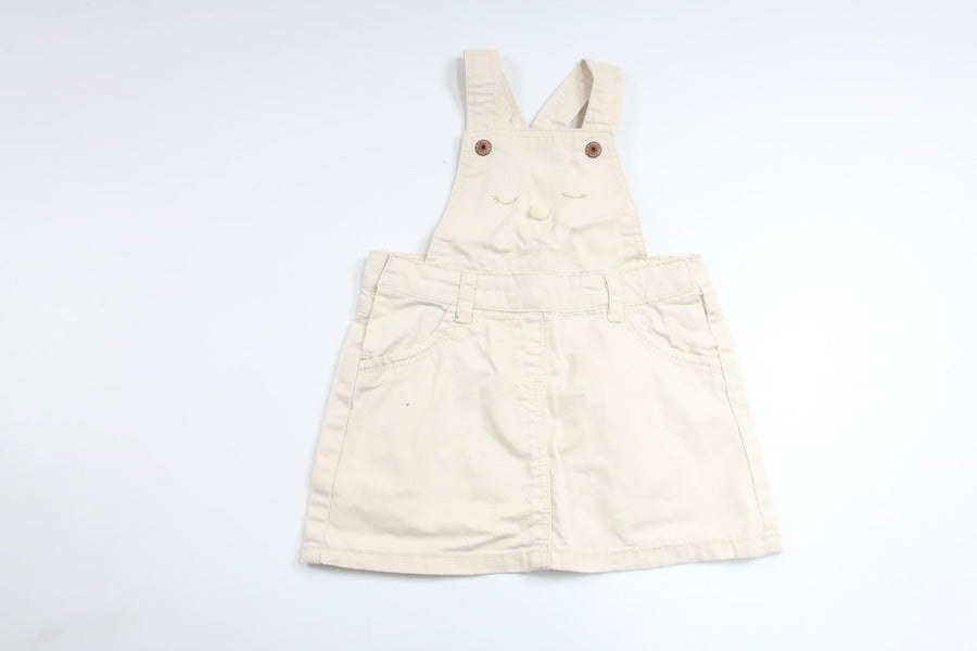 Hängselklänning från Kiabi - Storlek 68/74 - Beige