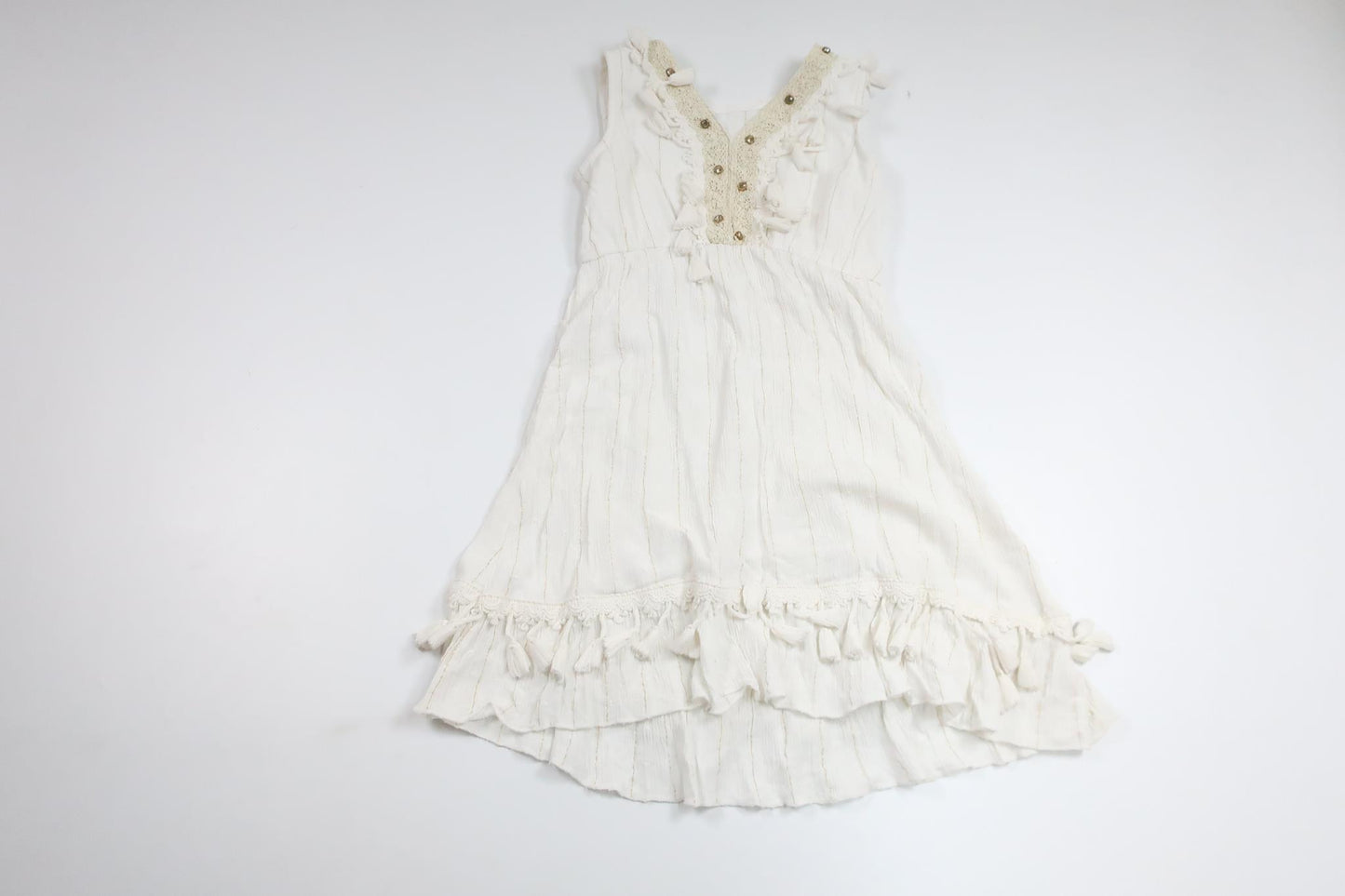 Klänning från Okänt - Storlek 128 - Vit