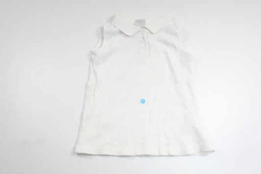 Ribbat linne från Zara - Storlek 98 - Vit