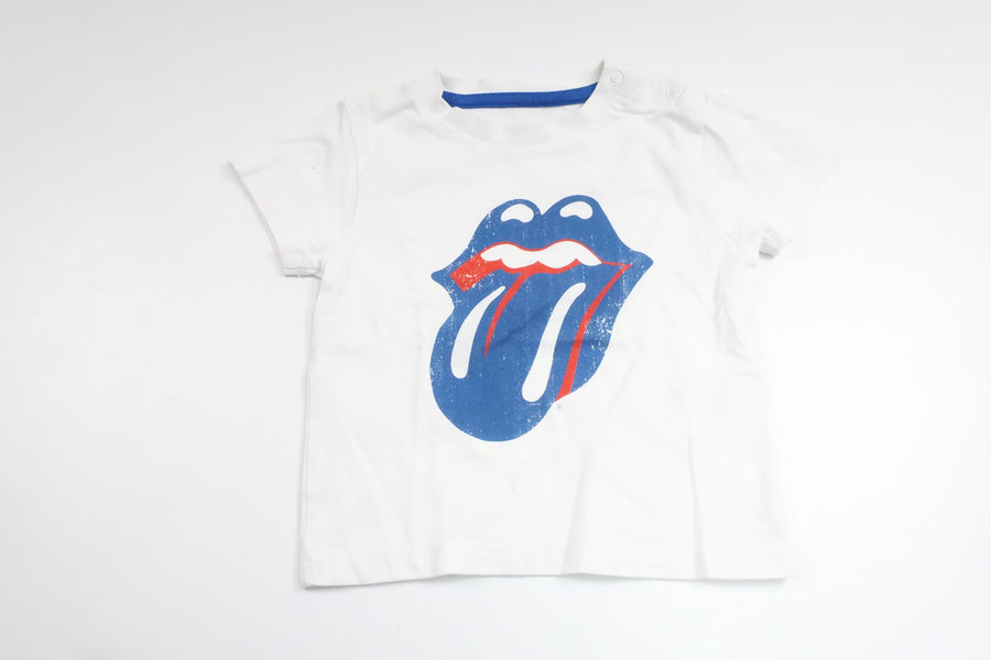 T-shirt från The Rolling Stones - Storlek 74/80 - Vit