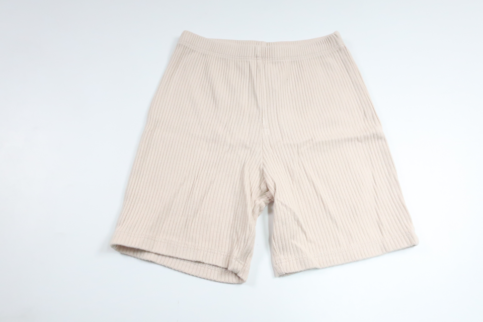 Ribbade shorts från Kitikate - Storlek 80/86 - Beige