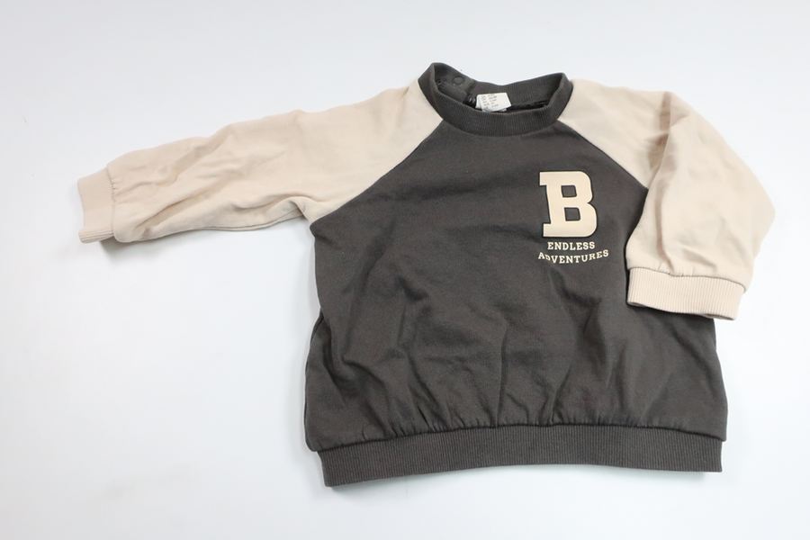 Sweatshirt från H&M - Storlek 68 - Grå