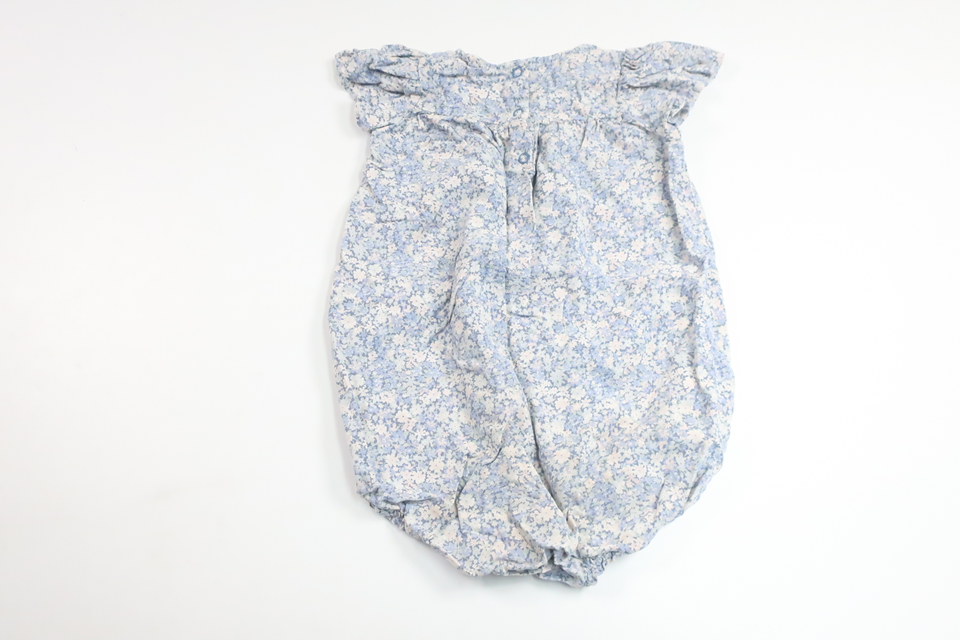 Blommig body/jumpsuit från Kappahl - Storlek 86 - Blå