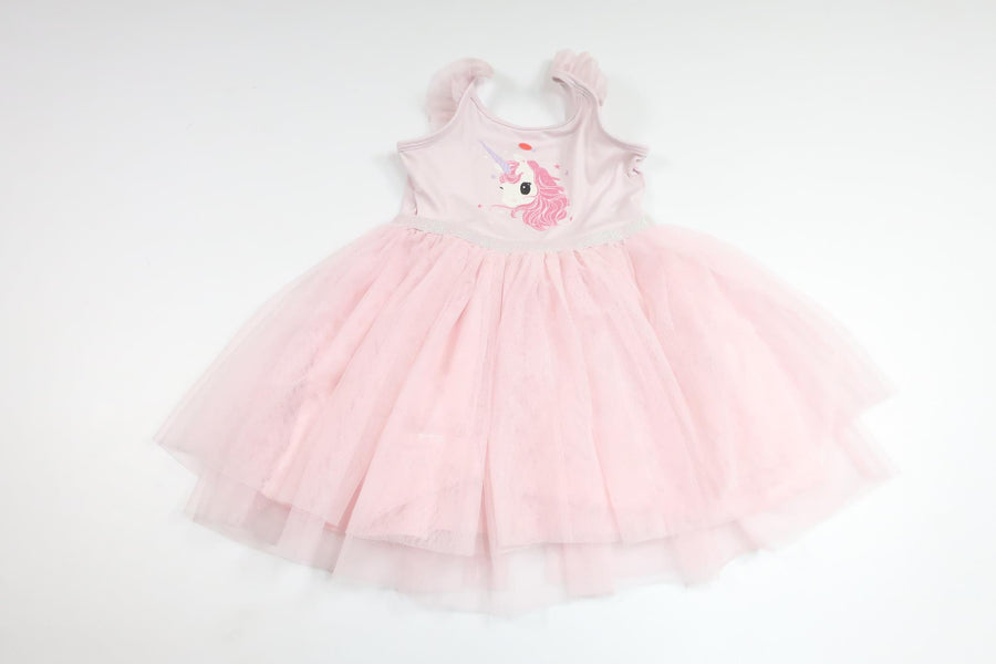 Dansdräkt med enhörning från Kappahl - Storlek 86/92 - Rosa