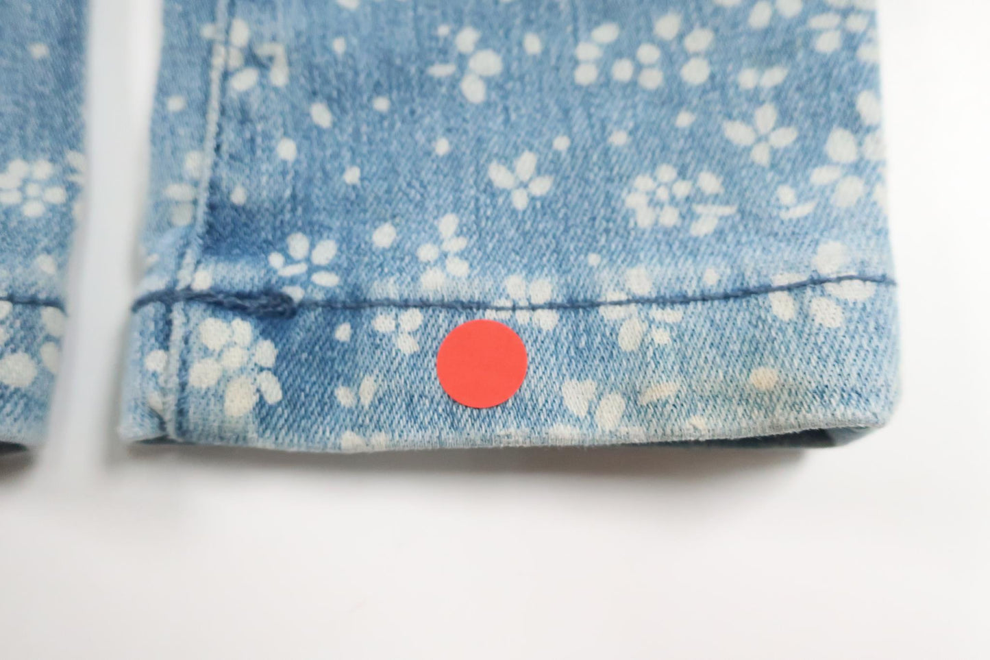 Blommiga byxor från Lupilu - Storlek 110/116 - Denim