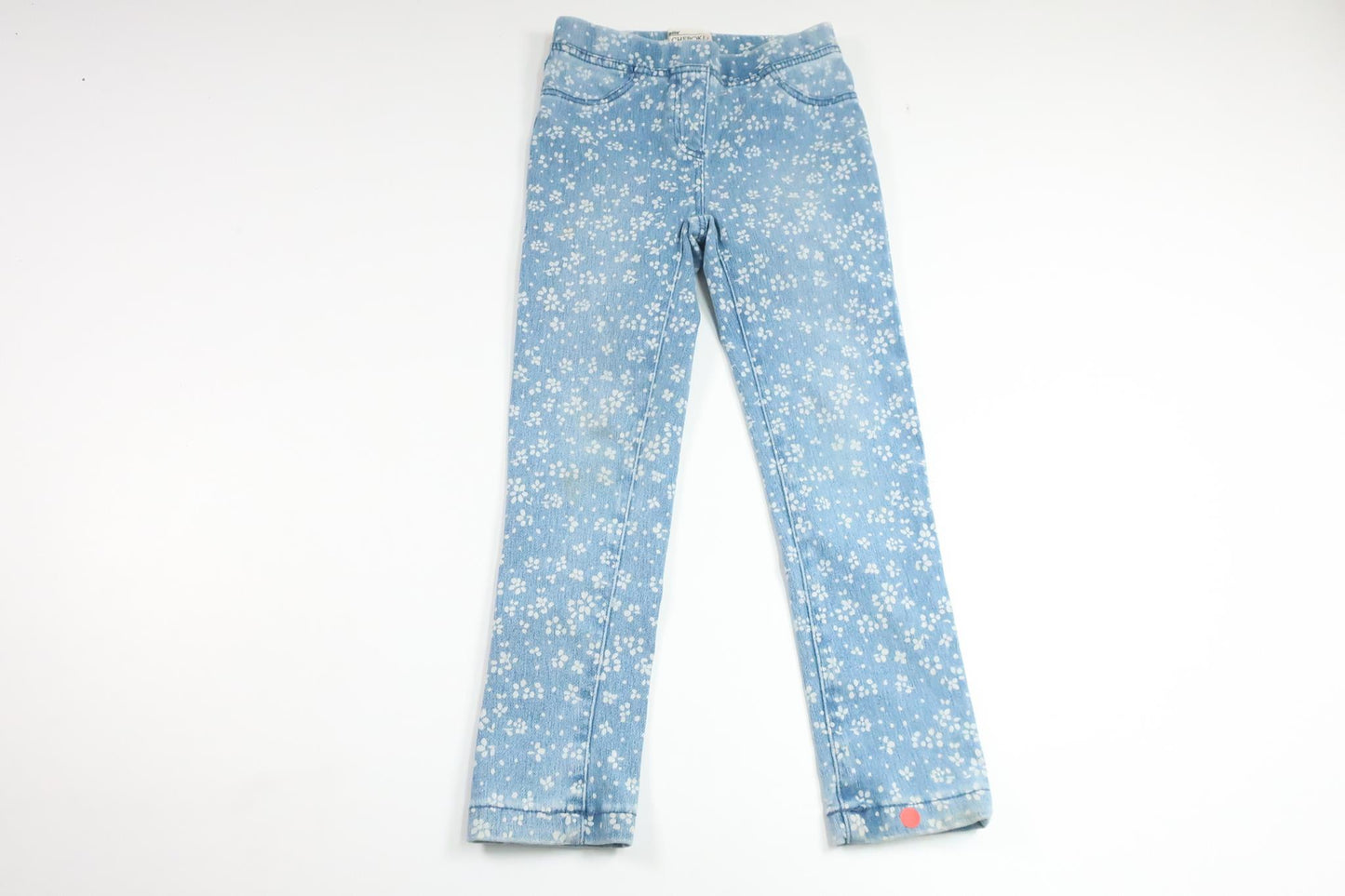 Blommiga byxor från Lupilu - Storlek 110/116 - Denim