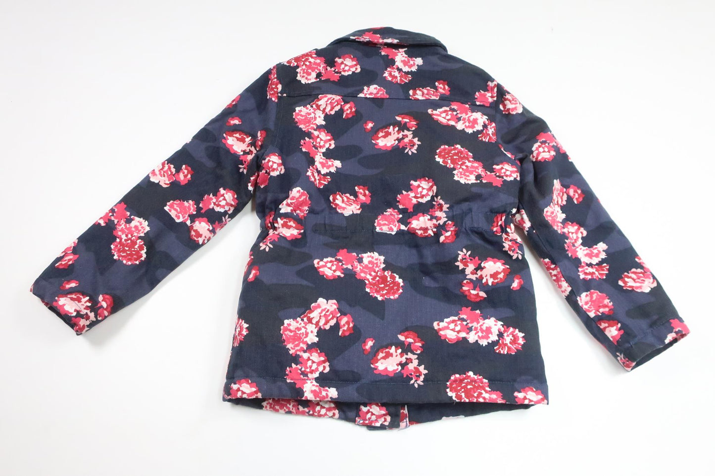 Blommig jacka från Lupilu - Storlek 116 - Marinblå