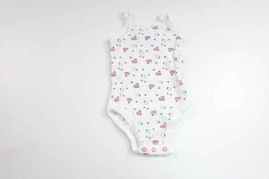 Body med körsbär från Okänt - Storlek 56 - Vit