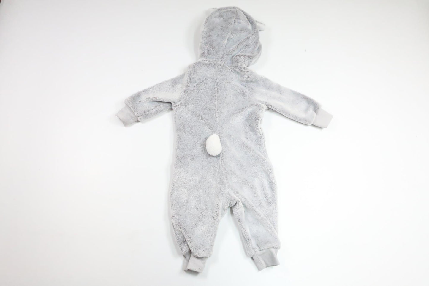 Fleeceoverall kanin från VRS - Storlek 74 - Grå