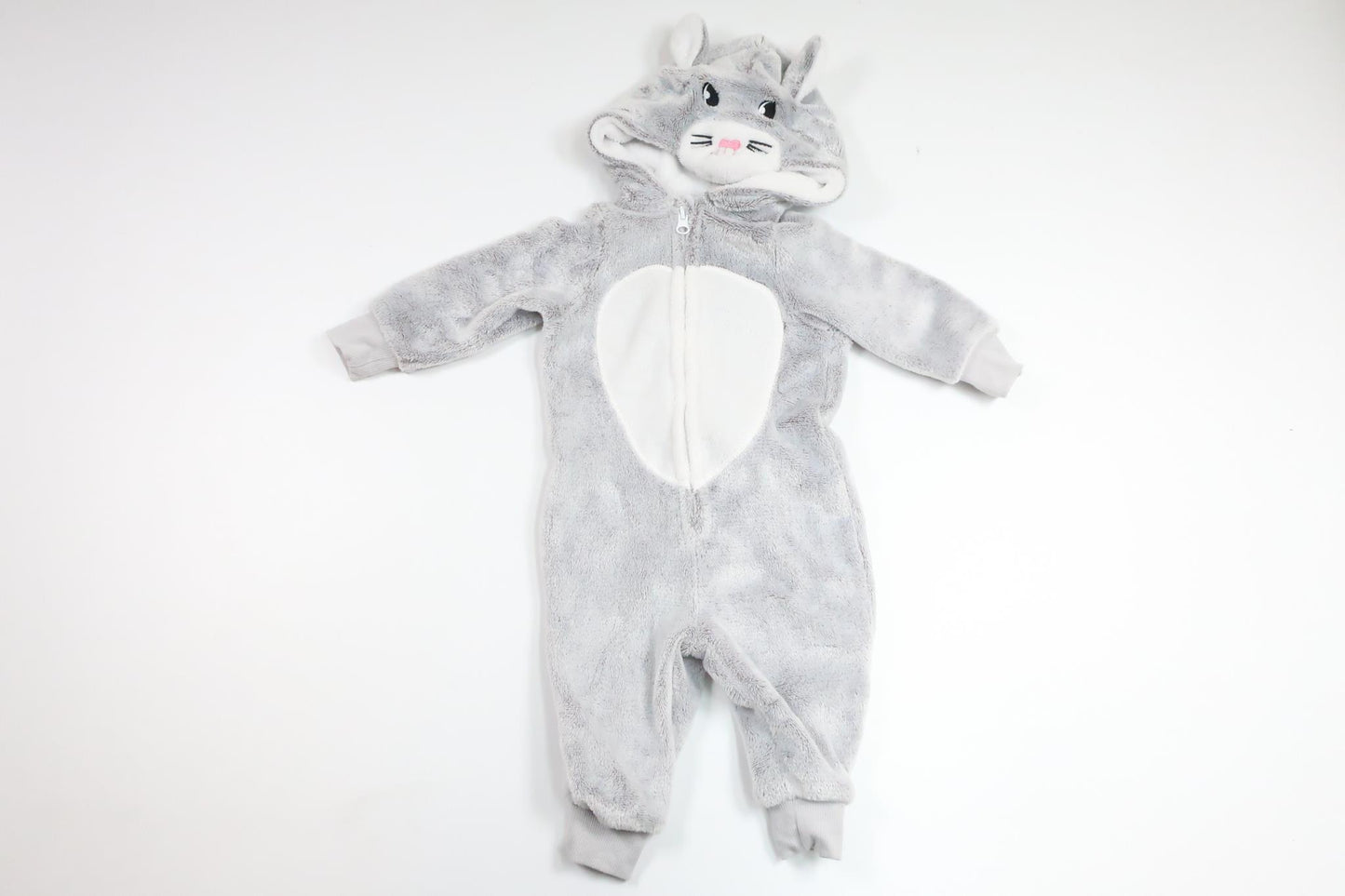 Fleeceoverall kanin från VRS - Storlek 74 - Grå
