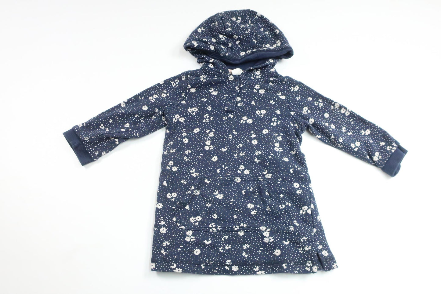 Klänning med luva från H&M - Storlek 86 - Marinblå