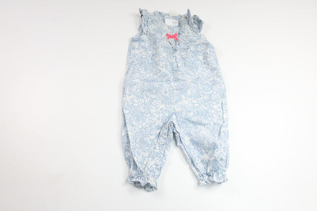 Blommig jumpsuit från H&M - Storlek 62 - Blå