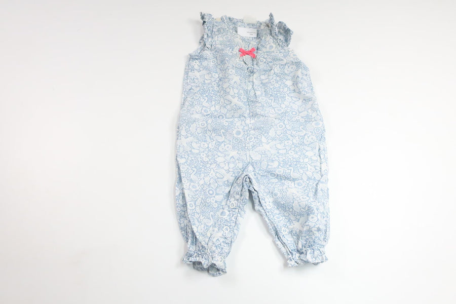 Blommig jumpsuit från H&M - Storlek 62 - Blå