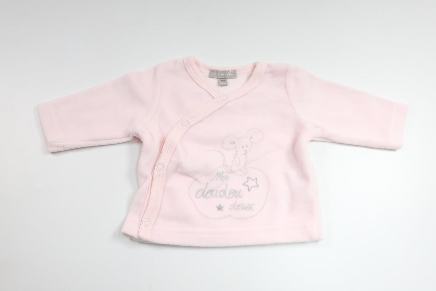 Tröja i fleece från Grain de Blé - Storlek 50 - Rosa