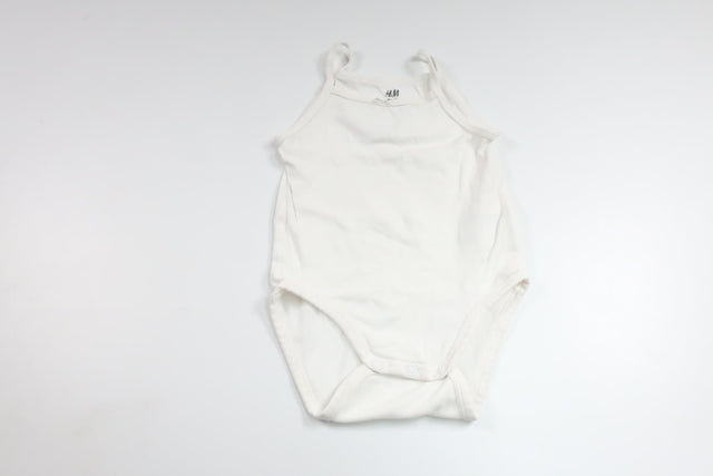 Linnebody från H&M - Storlek 68/74 - Vit