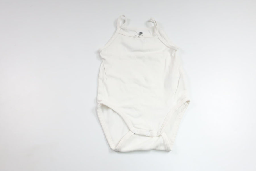 Linnebody från H&M - Storlek 68/74 - Vit