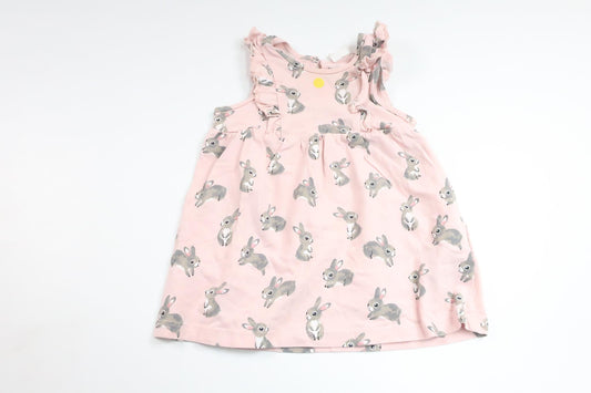 Klänning med kaniner från H&M - Storlek 68 - Rosa