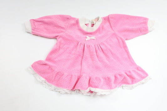 Retroklänning i fleece från Kappahl - Storlek 60 - Rosa