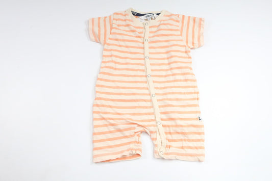 Randig jumpsuit från Ebbe - Storlek 74 - Benvit