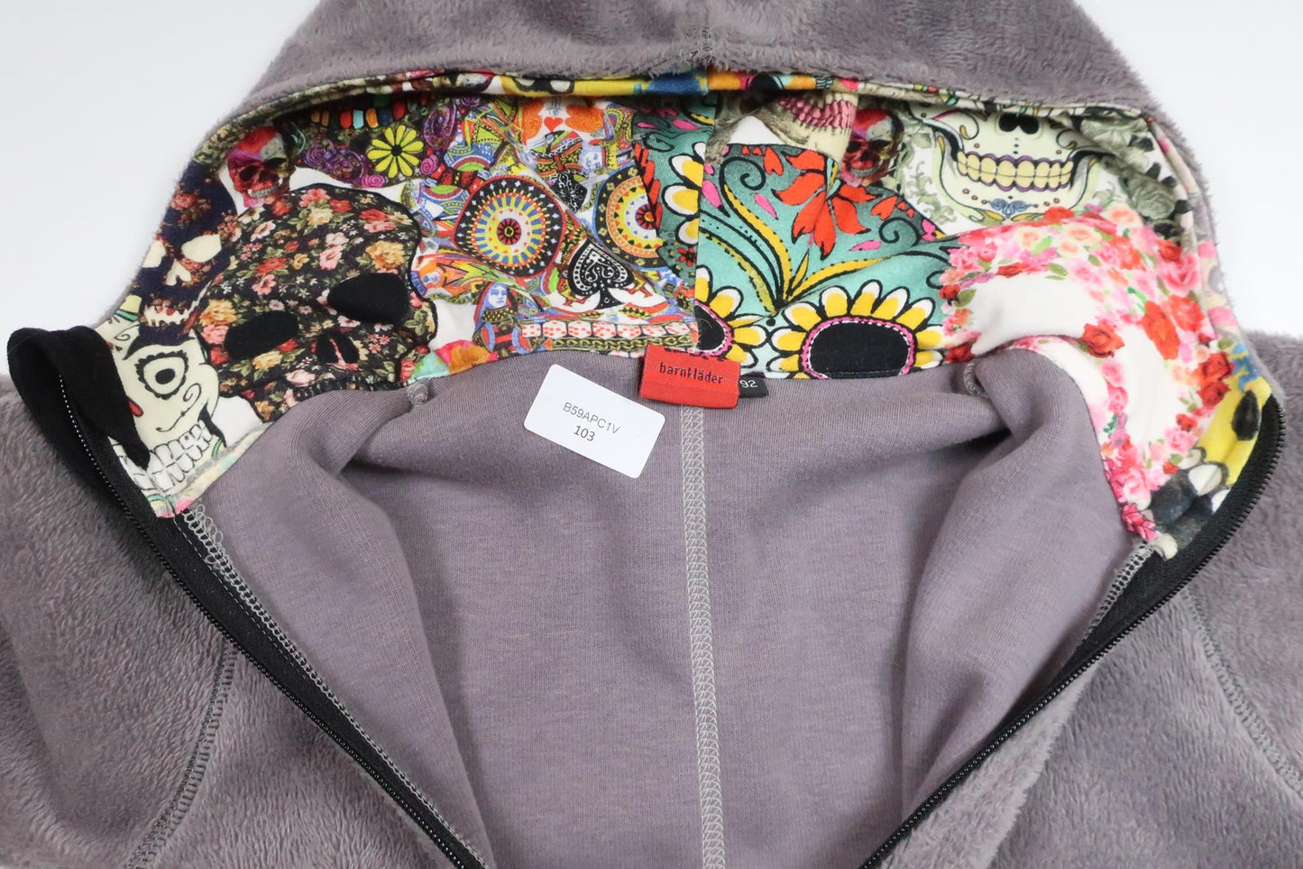 Fleeceoverall från iELM - Storlek 92 - Grå