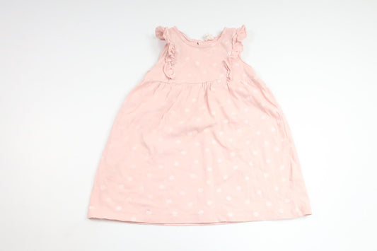 Prickig klänning från H&M - Storlek 86 - Rosa