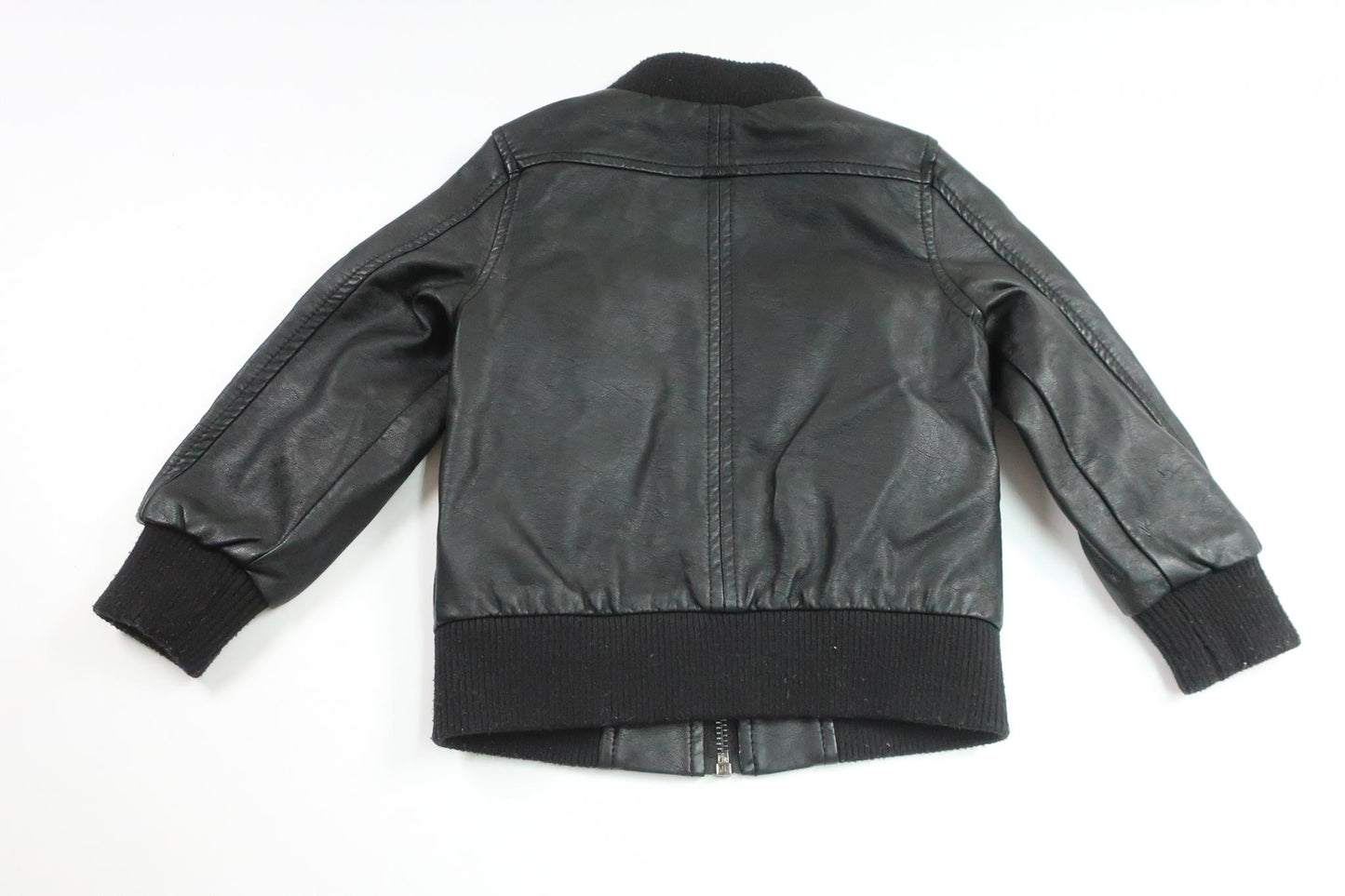 Bikerjacka från Ellos - Storlek 92 - Svart