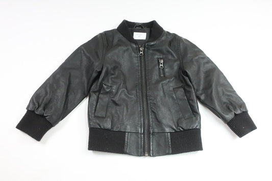 Bikerjacka från Ellos - Storlek 92 - Svart