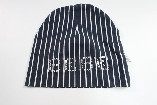 Randig mössa från BEBE - Storlek 62/68 - Marinblå