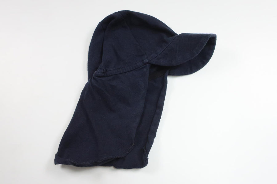 Keps med skydd i bomull från Polarn o. Pyret - Storlek 48/50 - Marinblå