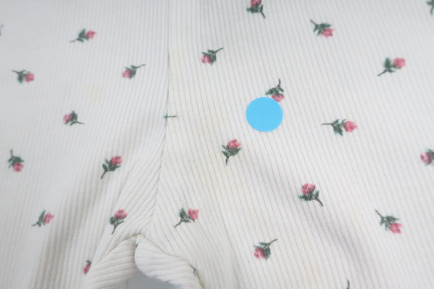 Ribbade byxor från H&M - Storlek 92 - Vit