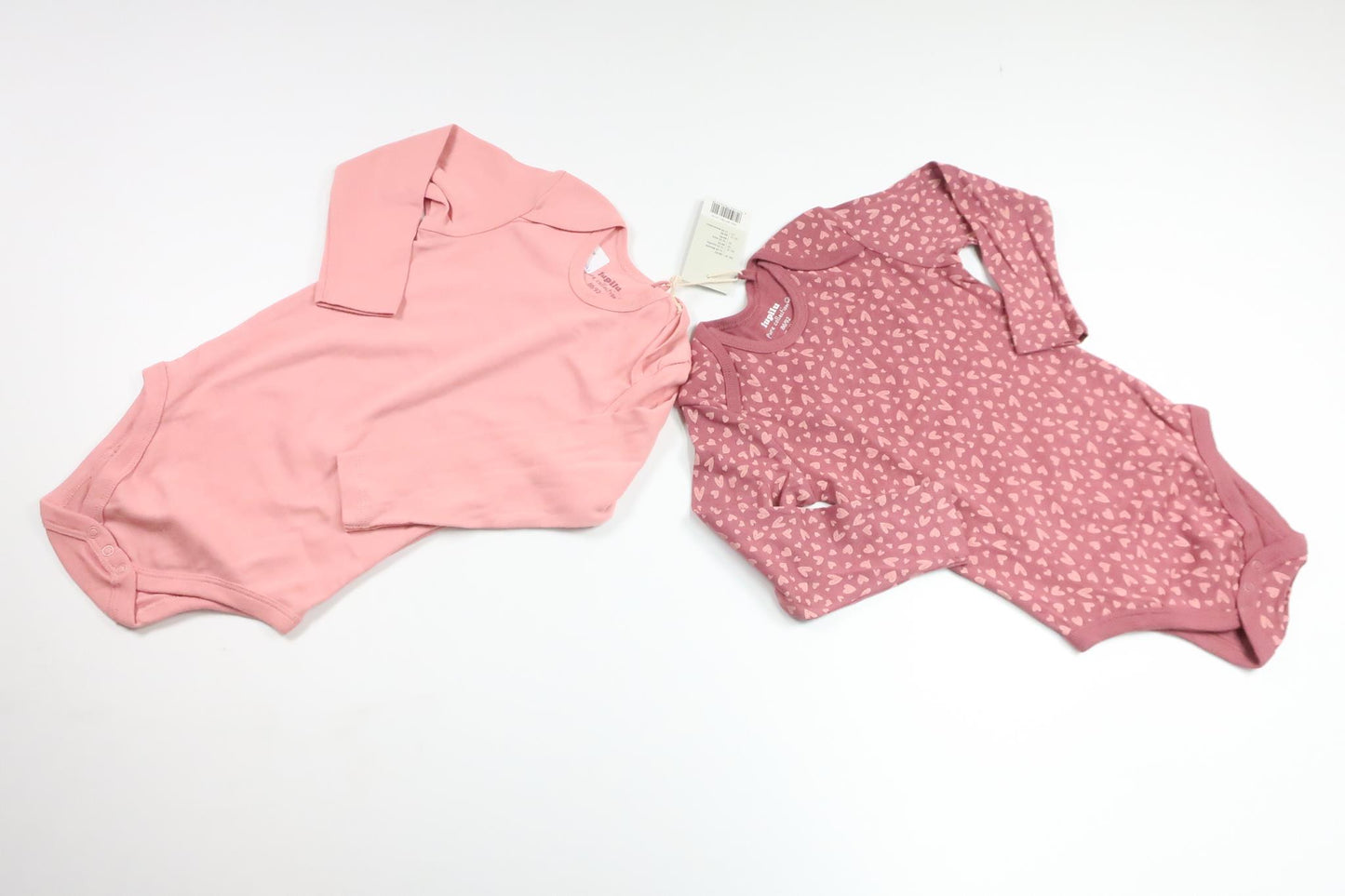Set med 2 bodys från Lupilu - Storlek 86/92 - Rosa