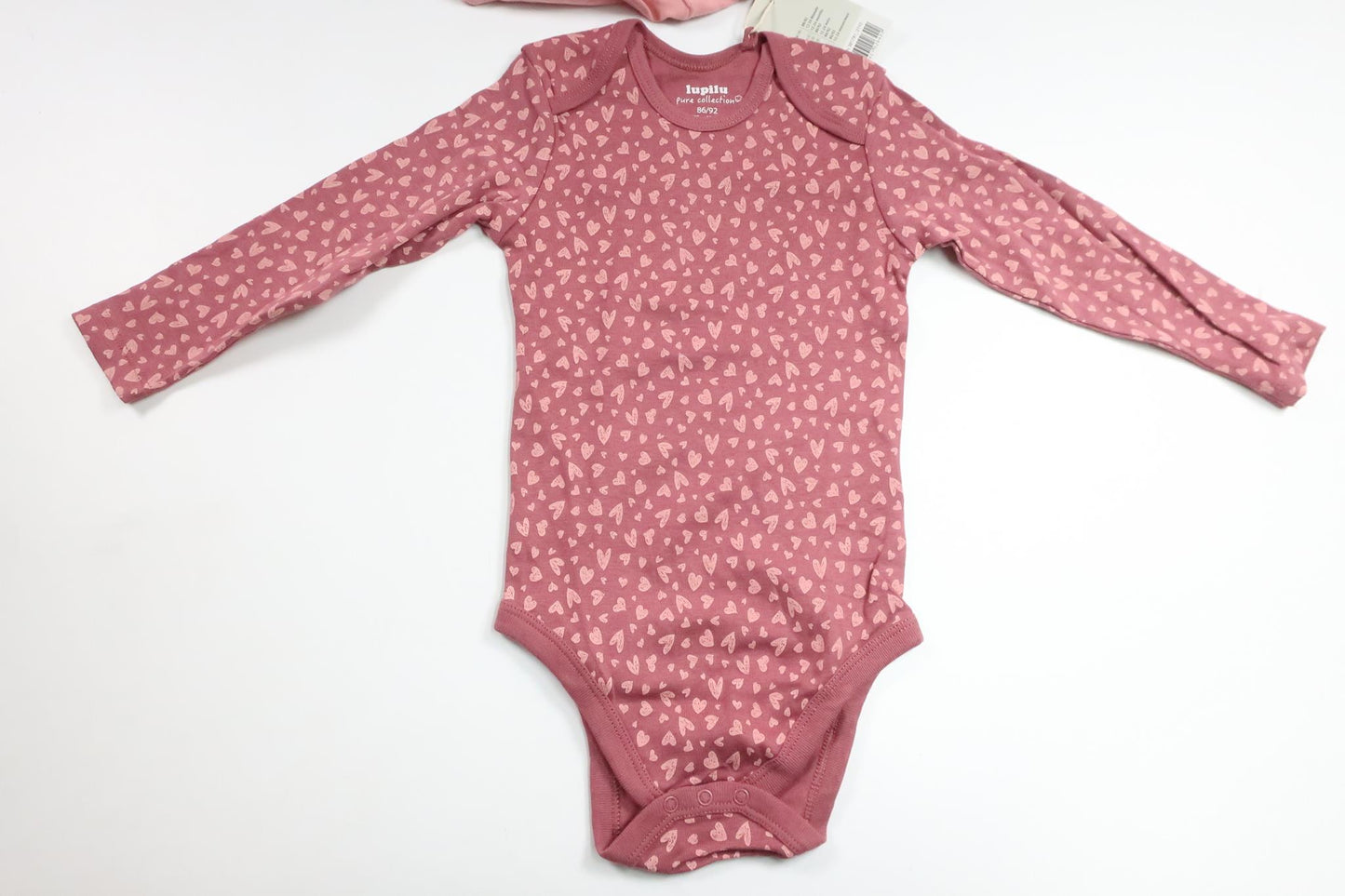 Set med 2 bodys från Lupilu - Storlek 86/92 - Rosa