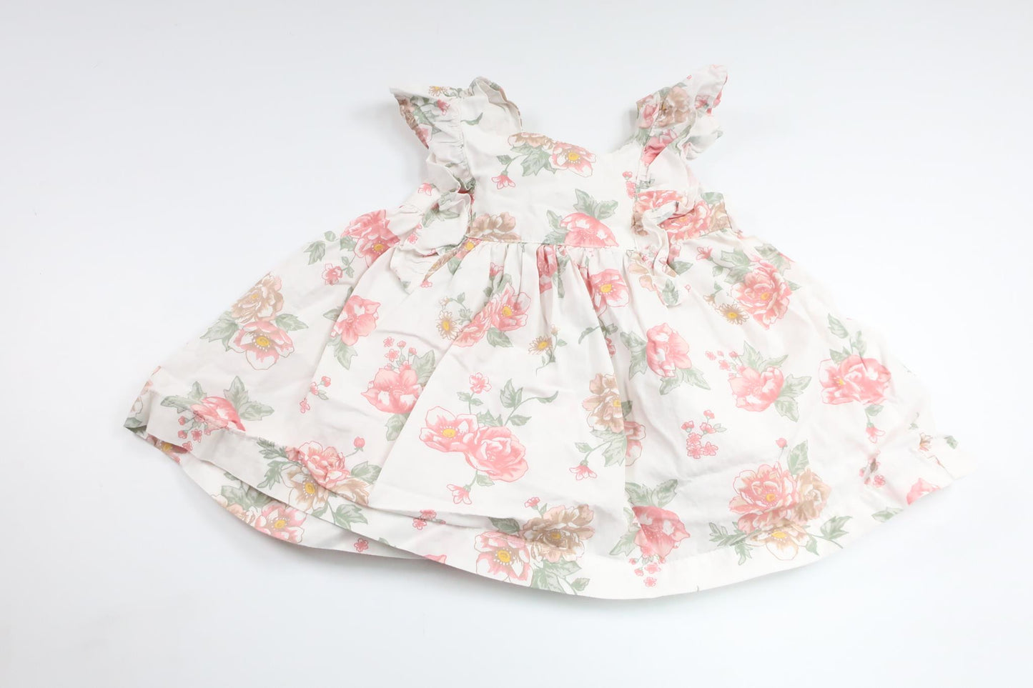 Blommig klänning från H&M - Storlek 74 - Vit