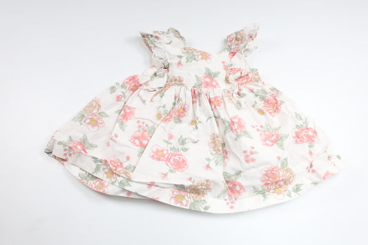 Blommig klänning från H&M - Storlek 74 - Vit