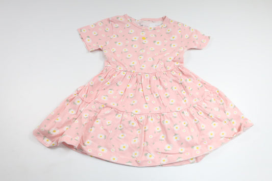 Blommig klänning från ICA I Love Eco - Storlek 98/104 - Rosa