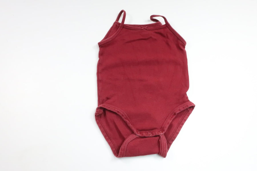 Linnebody från H&M - Storlek 86 - Vinröd
