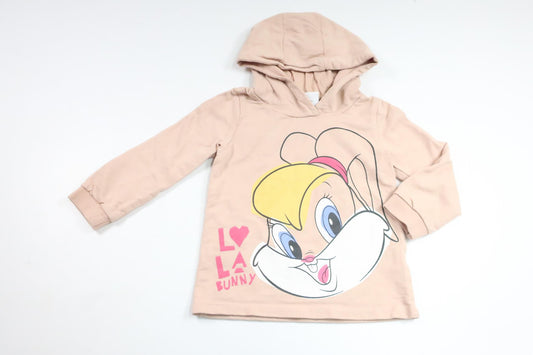 Huvtröja från Looney Tunes - Storlek 92 - Beige