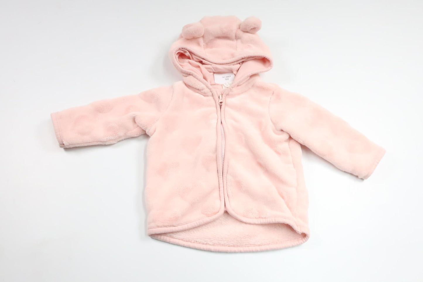 Munkjacka i fleece från H&M - Storlek 62 - Rosa