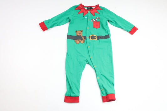 Pyjamas tomtenisse från H&M - Storlek 80 - Grön