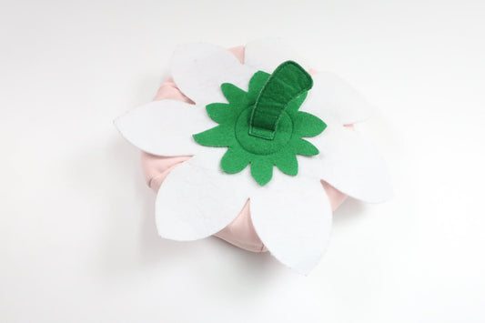 Blommig mössa från H&M - Storlek 62/68 - Rosa