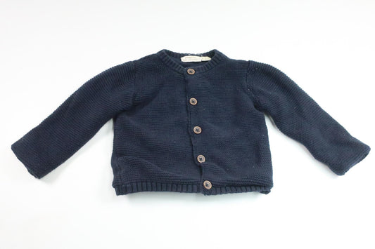 Stickad kofta från Lupilu - Storlek 74/80 - Marinblå