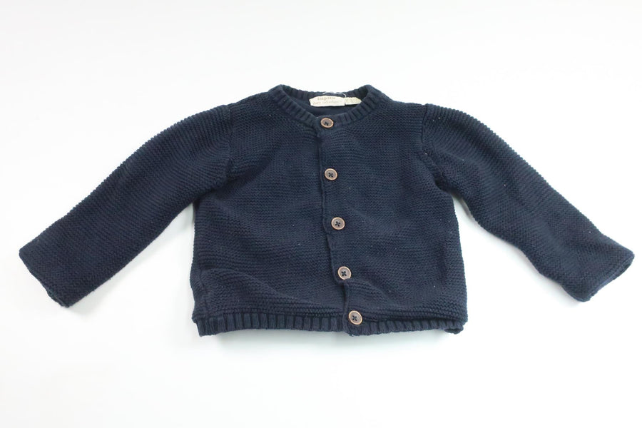 Stickad kofta från Lupilu - Storlek 74/80 - Marinblå