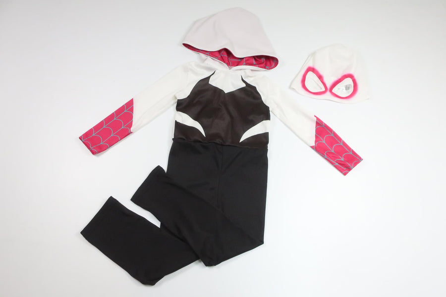 Maskerad Spiderwoman från H&M - Storlek 104 - Vit