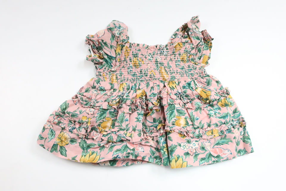 Blommig tunika från Jaine & Jack - Storlek 62/68 - Rosa