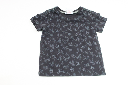 T-shirt med insekter från Tommy Bahama - Storlek 86 - Grå