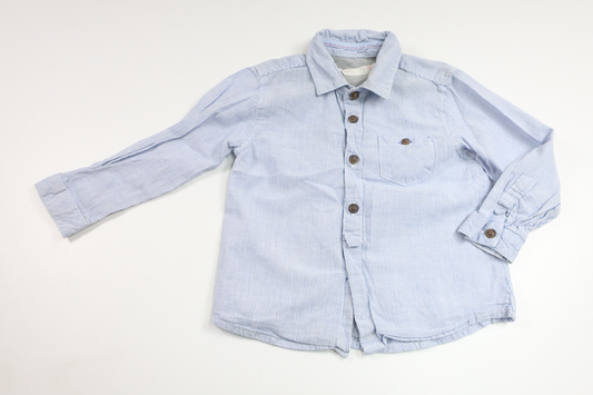 Randig skjorta från Zara - Storlek 86 - Blå