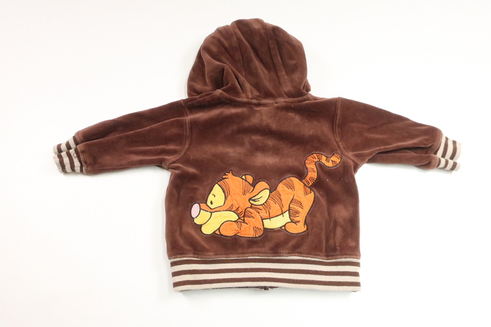 Munkjacka i fleece från H&M - Storlek 62 - Brun