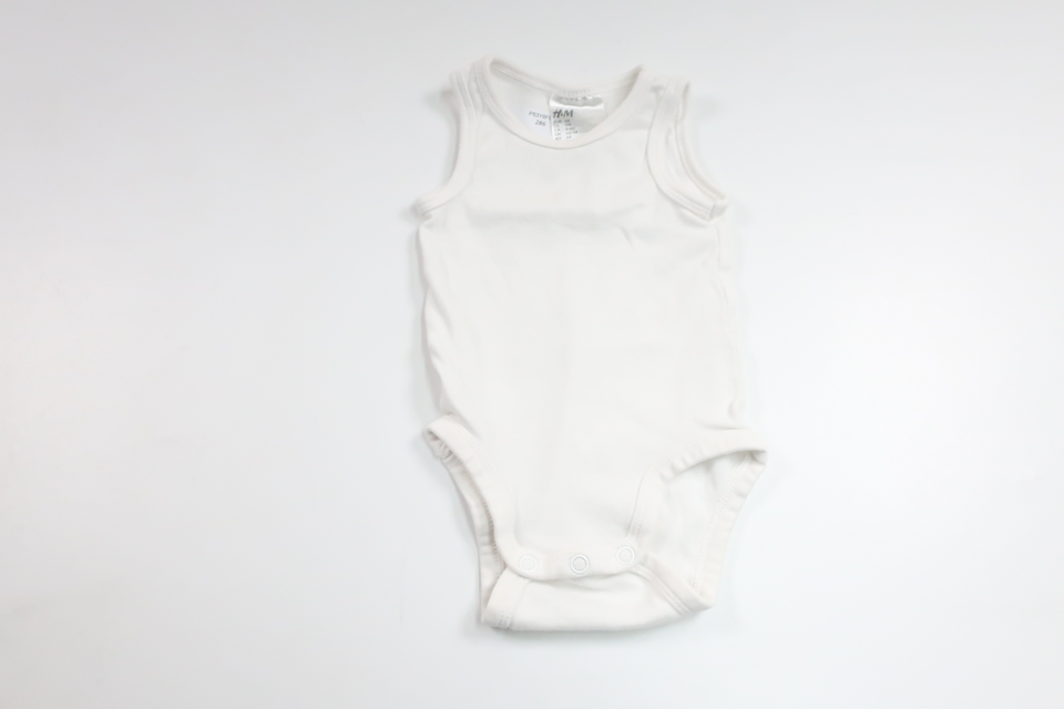 Linnebody från H&M - Storlek 68 - Vit