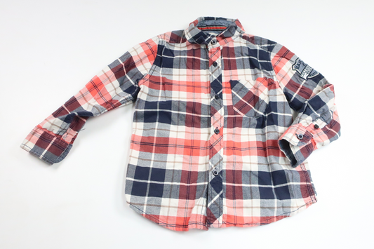 Rutig skjorta från Hampton Republic - Storlek 98 - Multi